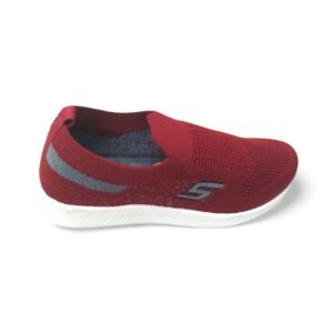 Bee Gee Maroon Slip On Women Shoes